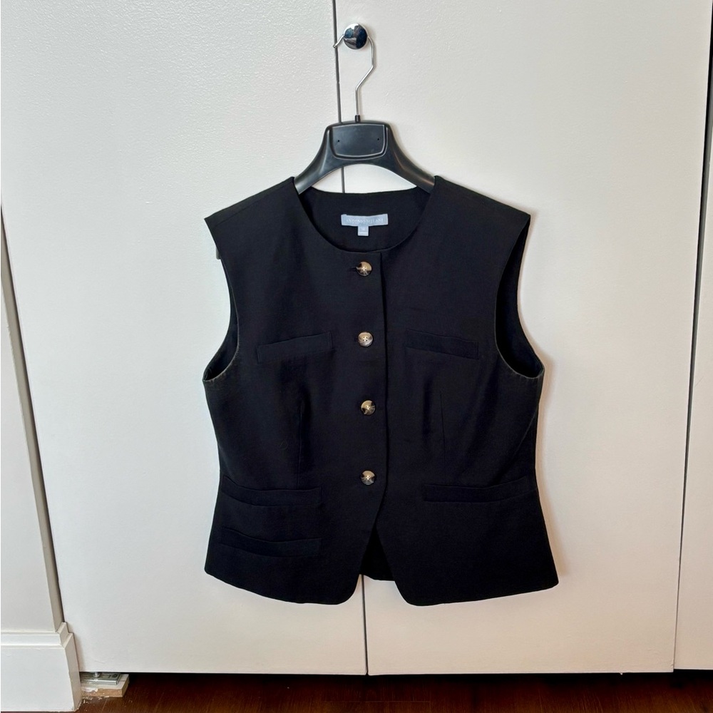 ANTONIO MELANI Black Sleeveless Vest